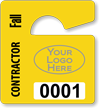 Plastic ToughTags™ Parking Permits, Mini