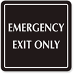 Emergency Exit Sign