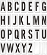 Lock n Spray Interlocking A Z Floor Stencil Kit