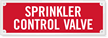 Sprinkler Control Valve Laser Etched Sign