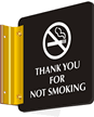 Thank You For Not Smoking Sign