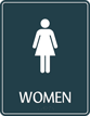 Women Restroom Sign