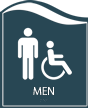 Pacific   Men Restroom Sign