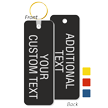 Add Your Custom Text Double Sided Keychain