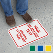 Add Your Headline and Text Custom SlipSafe Floor Sign