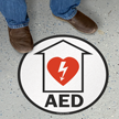 AED with Graphic Sign