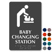 Baby Changing Station TactileTouch Braille Sign