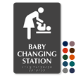 Baby Changing Station TactileTouch Braille Sign