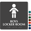 Boys Locker Room Sign