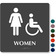 Women Female Accessible Sign