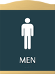 Men Graphic Braille Sign