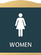 Women Graphic Braille Sign