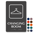 Changing Room with Symbol TactileTouch™ Sign with Braille