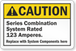 Custom ANSI Caution Sign