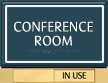 Custom Conference Room Sliding Panel Sign