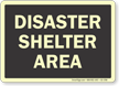 Disaster Shelter Area Evacuation Sign