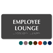 Employee Lounge TactileTouch Braille Sign