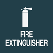 Fire Extinguisher, with Graphic