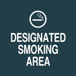 Designated Smoking Area, with Graphic