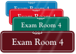 Exam Room 4 Sign