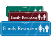 Family Restroom with Graphic ShowCase™ Sign