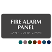 Fire Alarm Panel Tactile Touch Braille Sign