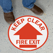 Keep Clear Fire Exit