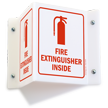 Projecting Fire Extinguisher Inside Sign