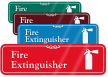 Fire Extinguisher Sign