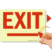 Exit Arrowheads Glow Signs