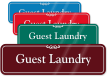 Guest Laundry ShowCase Wall Sign