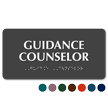 Guidance Counselor Tactile Touch Braille Sign