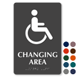 Changing Area Handicap Symbol TactileTouch™ Braille Sign