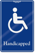 Handicapped ADA Sign