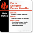 Key Off/Key On/Key Bypass Sign