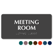 Meeting Room Tactile Touch Braille Sign