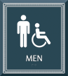 Men Restroom Sign