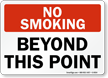 No Smoking Beyond This Point