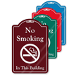 Designer No Smoking Signs | Deluxe No Smoking Signs