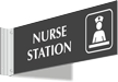 Nurse Station Corridor Projecting Sign