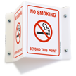 No Smoking Beyond This Point (symbol) Sign