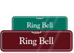 Ring Bell Sign