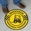 SlipSafe™ Spanish Forklift Floor Sign