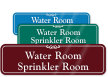 Water Sprinkler Room Sign