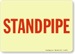 Standpipe Sign