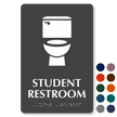 Student Restroom Toilet Symbol Sign