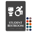 Student Restroom Toilet And New ISA Symbol Sign