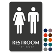 Unisex Restroom TactileTouch Braille Sign