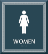 Women Restroom Sign