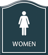 Women Restroom Sign